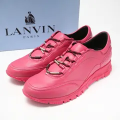 ■未使用品■LANVIN ランバン スニーカー サイズ10 レザースニーカー ルカオッセンドライバー【おすすめ】 20240727/RA0719のサムネイル