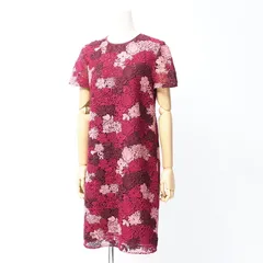 ■美品■BURBERRY バーバリー ワンピース サイズ175/84A 38 フラワーレース 半袖 ブランド古着【中古】20240613/RA0078のサムネイル