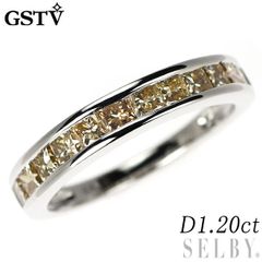 GSTV 15号K18YG BRD 約1.00ctエタニティリング - メルカリ