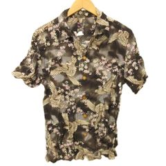 Schott Bros アロハシャツ イーグル総柄 ブラウン - メルカリ