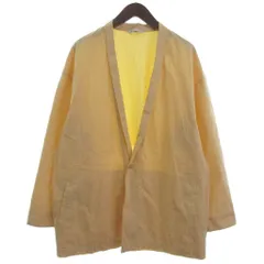アーツ&サイエンス ARTS & SCIENCE ARTS&SCIENCE 美品 25SS ショールカラー ジャケット 1B コットン 黄色 イエロー 2のサムネイル
