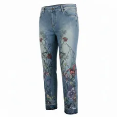 Ie7 GUCCI グッチ トムフォード期 花柄刺繍 デニムパンツ Tom Ford Floral Embroidery Denim Pants サイズ42 インディゴブルーt18rのサムネイル