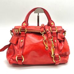 miu miu ヴィンテージエナメルレザー クラッチバッグ 数時間のみ使用 