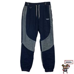 SAPEur パッチワークパンツ XLサイズ ダークブルー - メルカリ