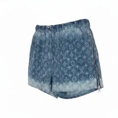 e7 LOUIS VUITTON ルイヴィトン モノグラム ハーフパンツ ショートパンツ FHPA22 38 ブルーu02tのサムネイル