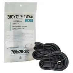 LIVSMA 自転車 チューブ 700 x20-28c FV 仏式 80mm 2本セット 【ロードバイクに最適】 のサムネイル