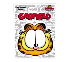 Garfield Sticker - Cat - American Character - Cool and Stylish - Perfect for Cars, Motorcycles, Laptops, Suitcases, Camping, Outdoors, Guitars, Skateboards, Car Stickers - American Goods - GARFIELD Face
