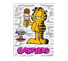 Garfield sticker, cat, American character, cool, stylish, for cars, motorcycles, laptops, suitcases, camping, outdoor activities, guitars, skateboards, car stickers, American goods, GARFIELD, ice cream