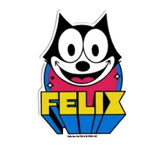 フィリックス・ザ・キャット ステッカー アメリカン アメリカ キャラクター 猫 おしゃれ かっこいい 車 バイク フィリックス グッズ 雑貨 カーステッカー アメリカン雑貨 FELIX THE CAT ダイカット 飛び出し文字 