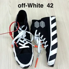 【オフホワイト off-White】メンズ　ハイカットスニーカー 2018AW VULC HI TOP 42 ブラックのサムネイル