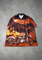 90s Easy rider open collar shirt - メルカリ