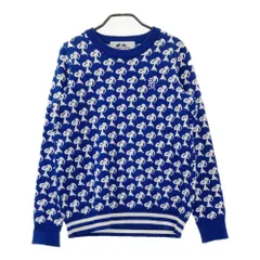 サイズ：0 PEARLY GATES パーリーゲイツ ×PEANUTS ニットセーター スヌーピー柄 ブルー系 [240101679721] ゴルフウェア レディース ストスト