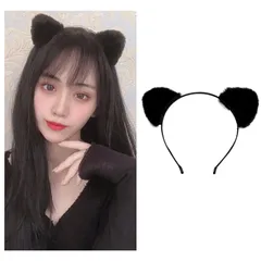 【即日発送】ネコ耳 ふわふわ 猫耳 仮装 可愛い カチューシャ コスチューム用小物 ハロウィン コスプレ ヘアーバンド イベント用品