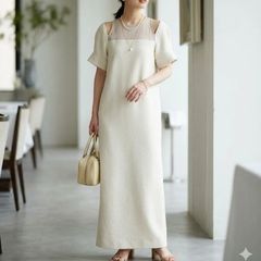 新品未使用タグ付き♡ carla 肩リボンロングワンピース - メルカリ