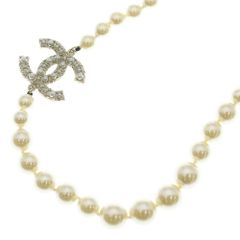 極美品✨シャネル ネックレス パール ココマーク 香水 クローバー B25P 極美品✨シャネル ネックレス パール ココマーク 香水 クローバー B25P