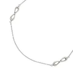 TIFFANY & Co. (ティファニー) インフィニティエンドレス ネックレス ペンダント チェーン シルバー 925