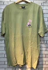 レア デッドストック ネイタルデザイン カマキリ Tシャツ 蛍光グリーン 
