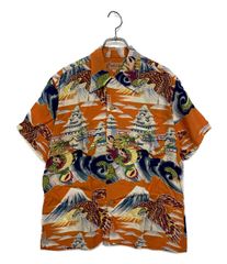 怪獣総進撃 ゴジラ東宝オフィシャルアロハシャツ Lsizeロッキン