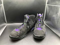 NIKE AIR JORDAN 7 RETRO ブラック パープル - メルカリ