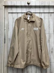 値下げ可】adidas x Oasis ナイロンジャケット ベージュ XS - メルカリ
