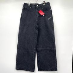 OPENING ACT × Reebok ワイドデニムパンツ Lサイズインディゴ OPENING ACT × Reebok ワイドデニムパンツ Lサイズインディゴ - メルカリ