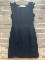 A【A40-04】◇JILL by JILL STUART サイズS ワンピース　紺色　レース生地