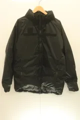 【中古】 NANGA メンズダウンジャケット M WAIPER別注 AURORA-TEX ダウンジャケット NANGA M 黒 ブラック 無地のサムネイル