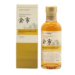 東京都限定◆ニッカ 余市 ウッディ&バニラ 180ml 55%【U0】のサムネイル