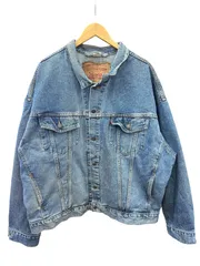 Levi’s (リーバイス) デニムジャケット Gジャン カナダ製 刻印458 92年製 古着 ビンテージ 70598-4891 XXL ブルー メンズ/027