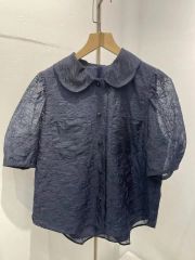 Sister Jane ダブルラッフルショートスリーブシャツ ピンク S - メルカリ