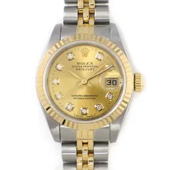 ロレックス Rolex 腕時計 デイトジャスト 79173G Y番 2002年 10ポイント ダイヤインデックス サンレイ シャンパンゴールド文字盤 デイト K18YG SS 自動巻き 【OH済み】 【中古】 のサムネイル