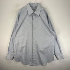古着 ブルックスブラザーズ Brooks Brothers 長袖シャツ USA製 L  ブルー系 ストライプ メンズ