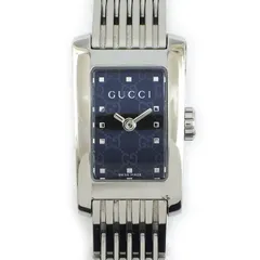 グッチ GUCCI 腕時計 Gメトロ 8600L レクタンギュラー GG柄 ブラック文字盤 SS クオーツアナログ 【中古】のサムネイル