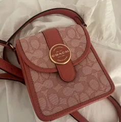 COACH コーチ クロスバッグ インディーピンク カラー (COACH ロニー クロスボディーバッグ)