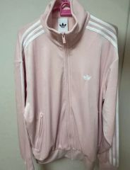 新品M⭐️adidas × Snidel ベロアトラックトップ ピンク 松本ももな