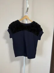 【anana アナナ】レディース 半袖Tシャツ  XS～S相当 ブラック　ネイビーのサムネイル