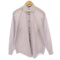 カルバンクラインジーンズ Calvin Klein Jeans シャツ 17×0.5 32/33 紫 パープル チェック柄 長袖 /LP