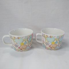 Charmmy Kitty カップ＆ソーサーピンク、ブルー色違い 2客セット