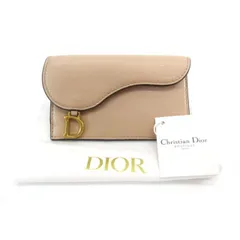 Dior ディオール Saddle Bloom カードホルダー ゴートスキン コインケース ∠UP5740