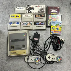 【本日限定価格】Nintendo 任天堂 スーパーファミコン 本体 コントローラー 2個 ゲームソフトセットのサムネイル