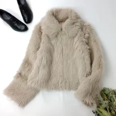 ZARA ザラ フェイク ファー ダブル フェイスド ジャンパー /26Fのサムネイル