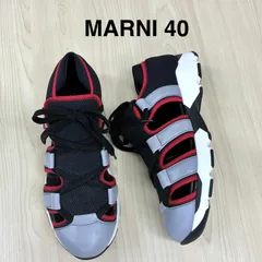 【マルニ MARNI】新品未使用品！ユニセックス ローカットスニーカー　サンダルスニーカー サイズ40 グレー系のサムネイル