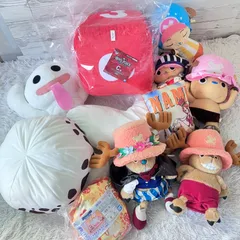 ワンピース ぬいぐるみ 大量まとめ売り 初期チョッパーぬいぐるみ 一番くじ未開封 10点セット グッズ サイコロクッション 10