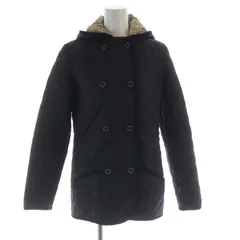 トラディショナルウェザーウェア Traditional Weatherwear 中綿コート ミドル キルティング フーディー 34 黒 ブラック 092DT-2003H /RO