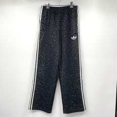 adidas アディダス レオパード 豹柄 パンツ ジャージ S ブラック