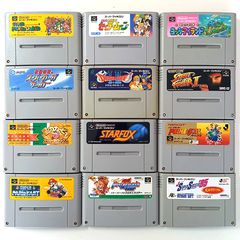 スーパーファミコン ゲームカセット まとめ売り 12点セット #m00323