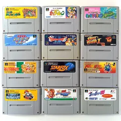 スーパーファミコン　ゲームカセット　まとめ売り　12点セット　#m00323