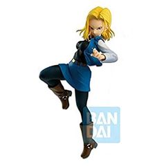 ドラゴンボール 人造人間18号 リペイント 一番くじ a賞 金属ピアス 黒