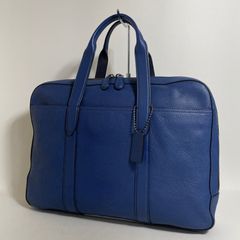 COACH ビジネスバッグ ブルー 2way - メルカリ