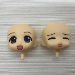 現状品　ねんどろいど 航空じえいたん　顔パーツ　フェイスパーツ　笑顔　てへぺろ顔　 ほびーちゃんねる限定　魔法の海浜隊員 ぴくせる☆まりたん　写真にあるもののみバラ売り不可